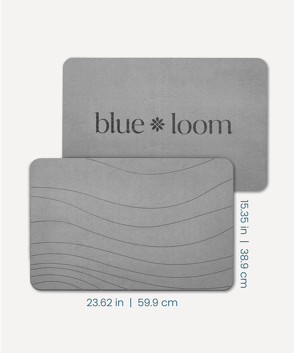 Matmend Badezimmer Matte Aus Diatomeenerde - Super Saugfähig & Rutschfest Für Mehr Sicherheit