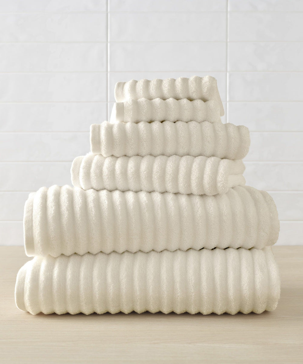 Mason Low Twist Ribbed Towel Bundle - Set of 6 – Blue Loom