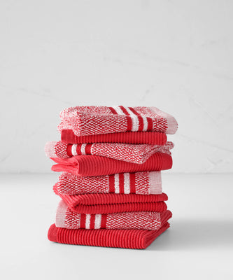 Christmas Gingham, Red, Geometry Luxe Hand Towel – Browns Kitchen